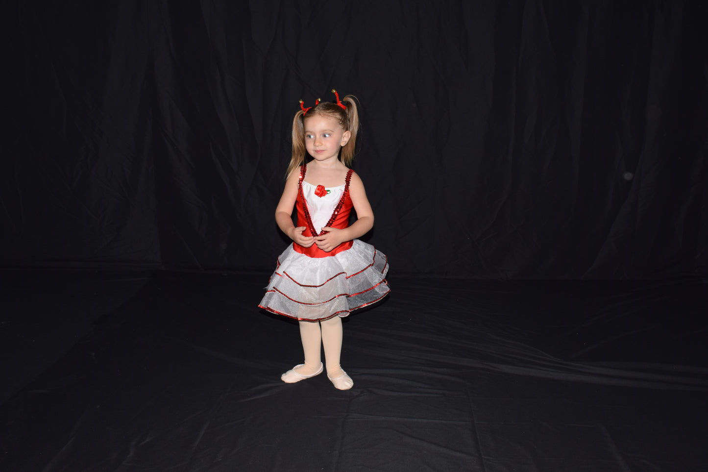 Pink sequin gold trim Csm dance ballet tutu